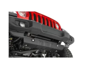 Quadratec Aluminum Modular Front Sway Bar Skid Plate Black Jeep Gladiator JT | Wrangler 2018-2021